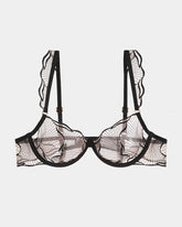 Ruffle Shoulder Strap Bra